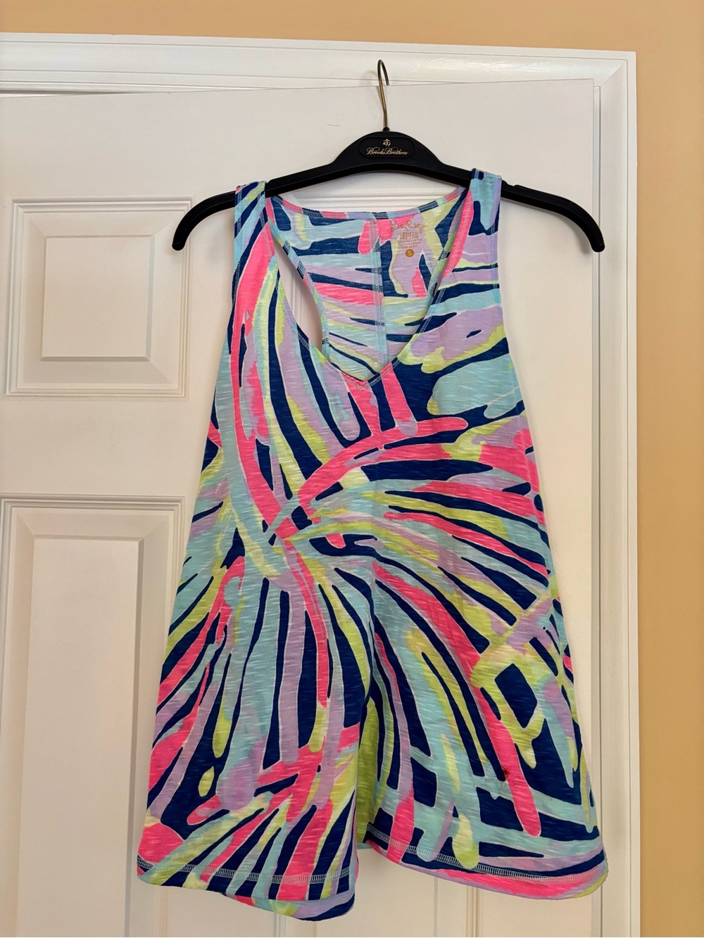 Lilly Pulitzer Abstract Print Racerback Tank Top - Size small